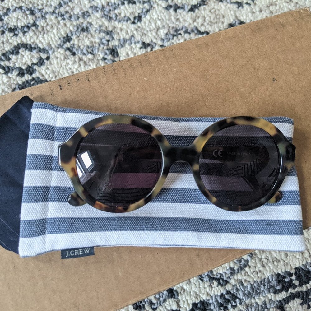 J.Crew Carnival Round Sunglasses